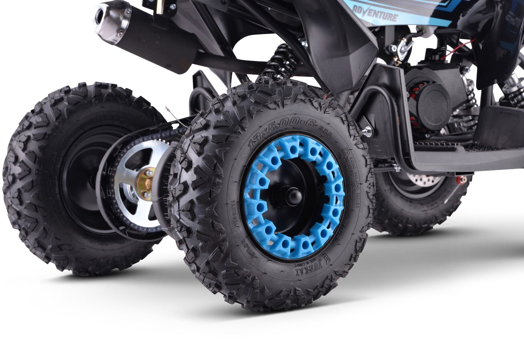 ATV Mini Anfänger Quad für Kinder Beneo Motors Adventure, 50cc Benzin Kinderquad 40 km/h