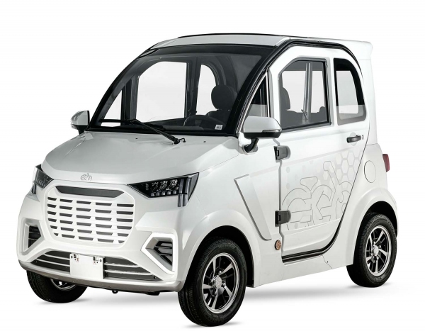 EEC Elektroauto E-GO! eK4, E-Auto für Senioren, 4kW Gleichstrommotor, herausnehmbarer Akku, Straßenzulassung 45km/h