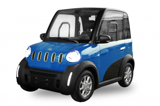 Elektroauto GECO TWIN 8.0 V2 7.5kW 72V125Ah, 78 km/h - Kabinenfahrzeug, Elektrofahrzeug für Senioren, E-Auto