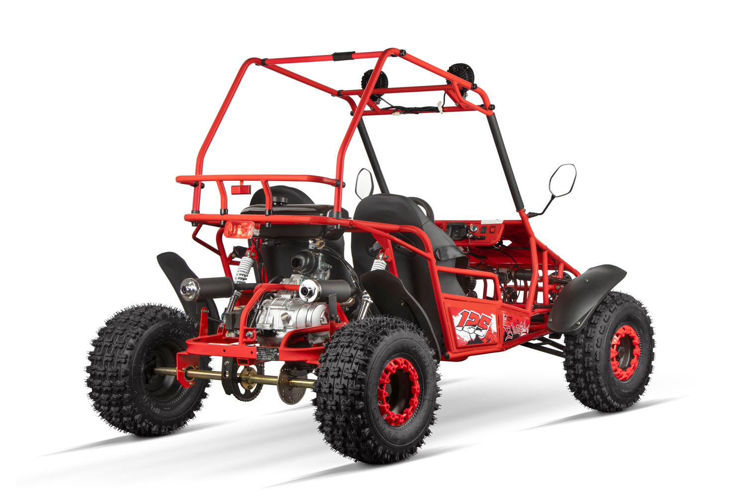 NITRO MOTORS 125cc Midi Kinder Buggy Gokart RG8-A Hunt - 2 Sitzer Strandbuggy