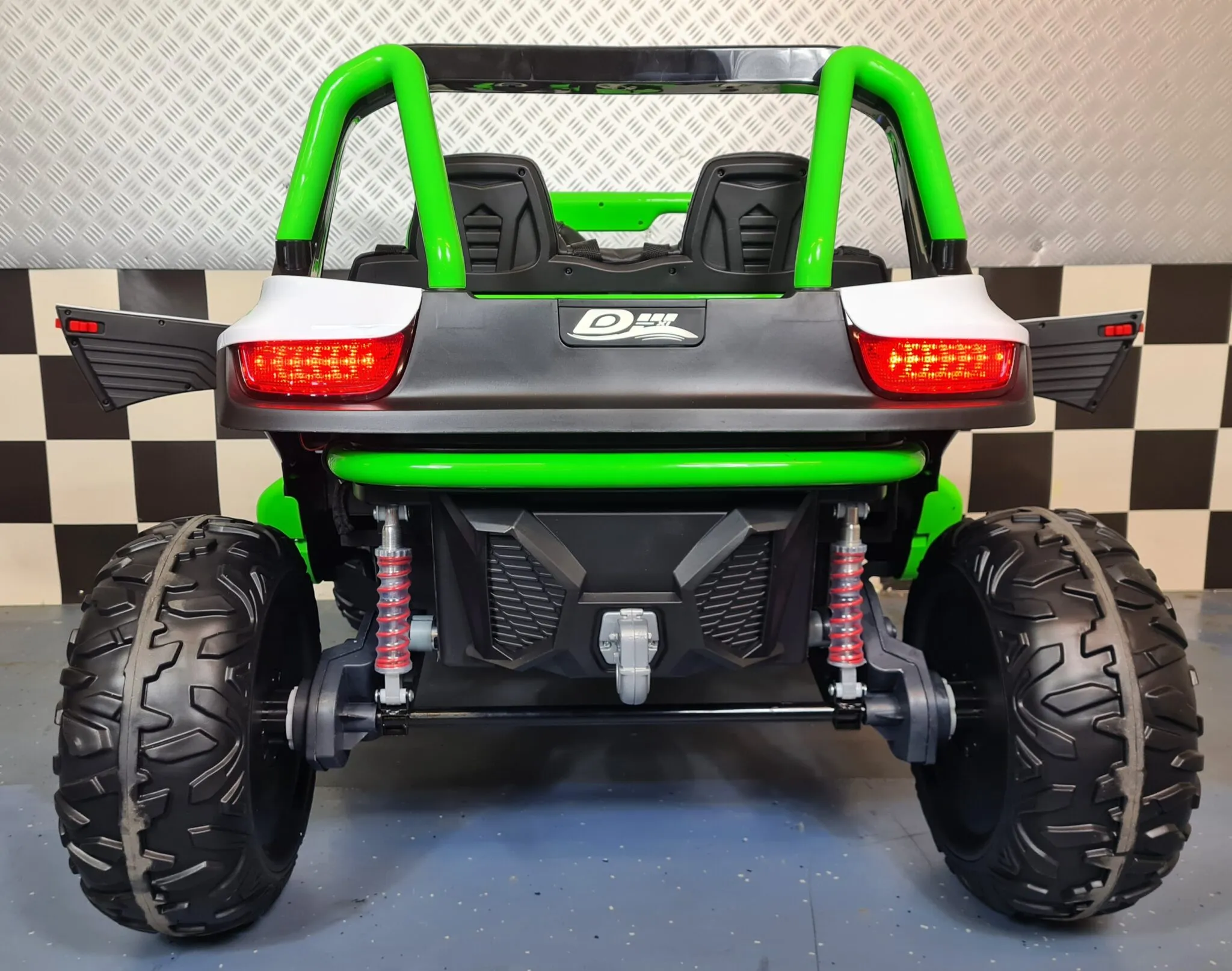 Elektro Kinderbuggy - Elektrobuggy 2x60 Watt, Elektrofahrzeug 2 Sitzer Buggy 8 km/h