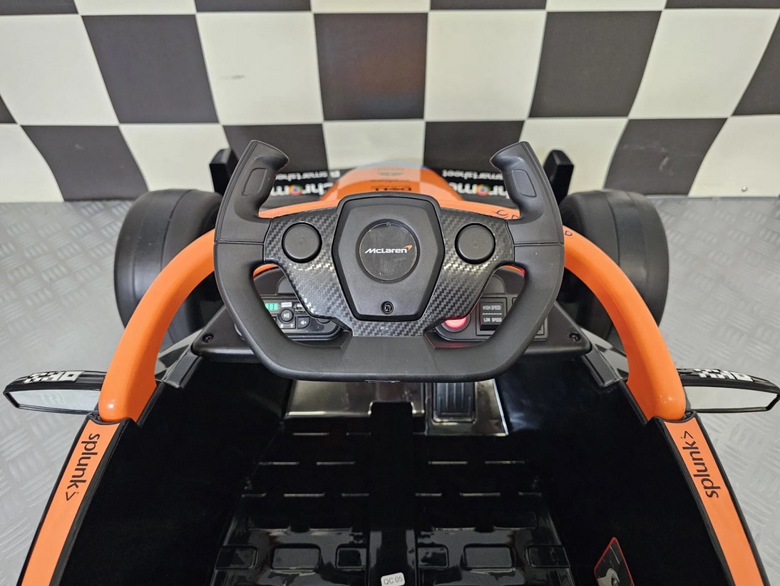Elektrokinderfahrzeug McLaren Formel 1 Elektro Kinderauto mit 2x25 Watt, Elektro-Rennauto für Kinder