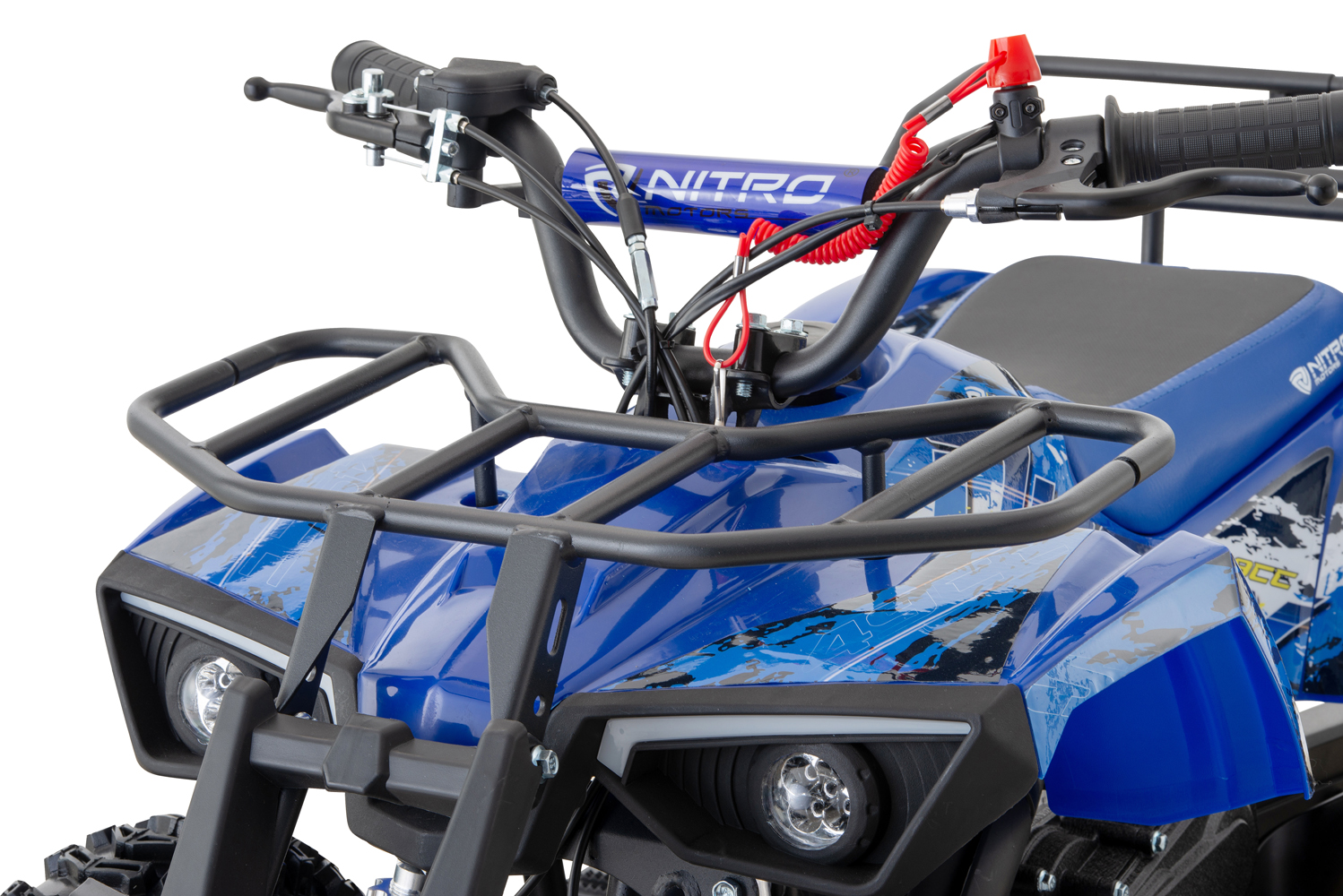 NITRO MOTORS 49cc mini Kinder Quad Dusty Snowy-Profile L Sport 6 Zoll, Miniquad, Kinderquad