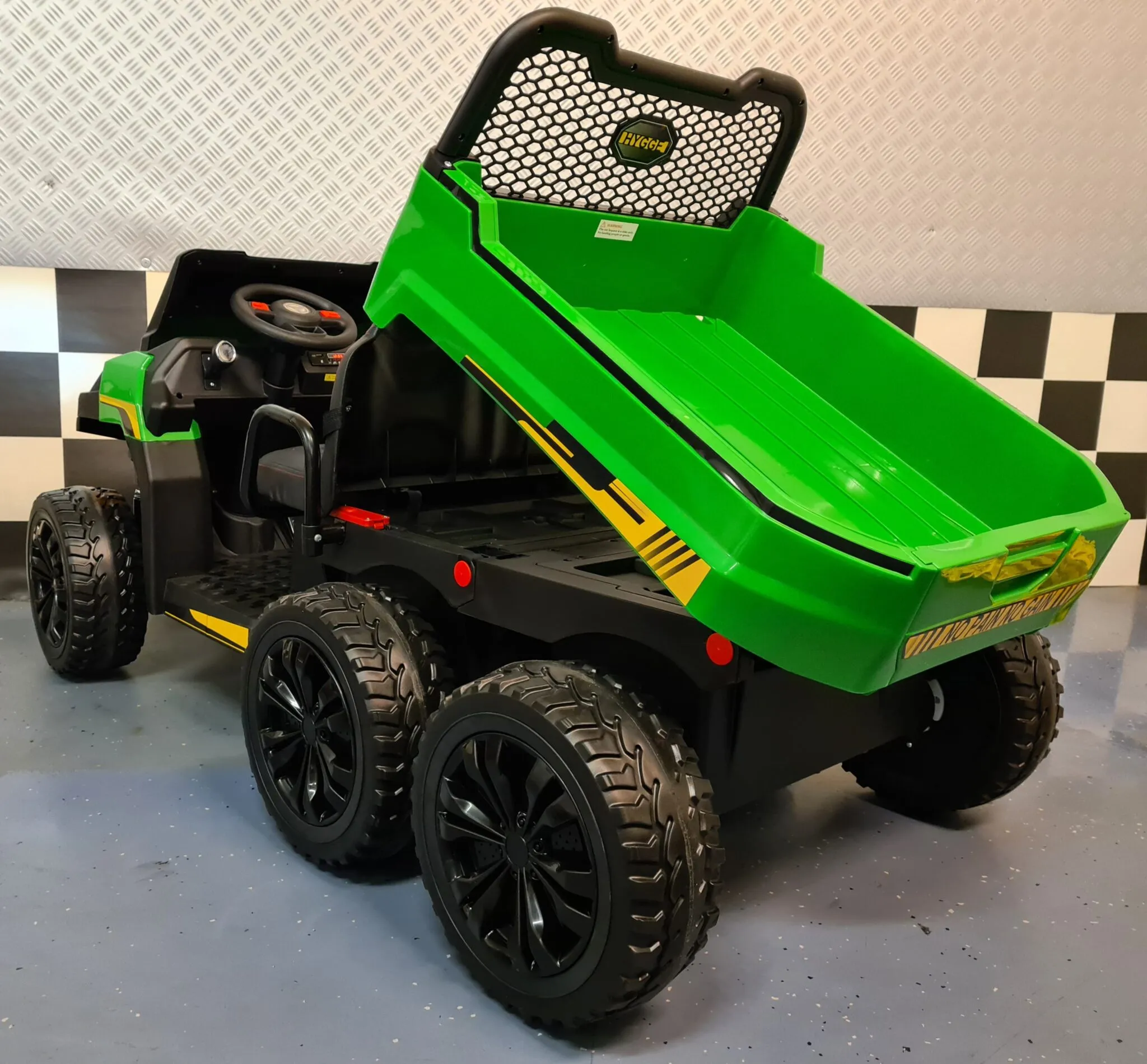 Elektro Kinderfahrzeug - 7 km/h, Elektroauto für 2 Kinder, Farm Rider 6x6, 4x35 Watt