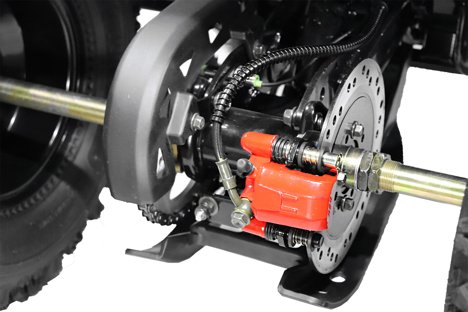 Nitro Motors Rugby RS8-3G midi Quad 125cc 8 Zoll Semi Automatik + RG, Benzin-Kinderquad Atv Platin Line