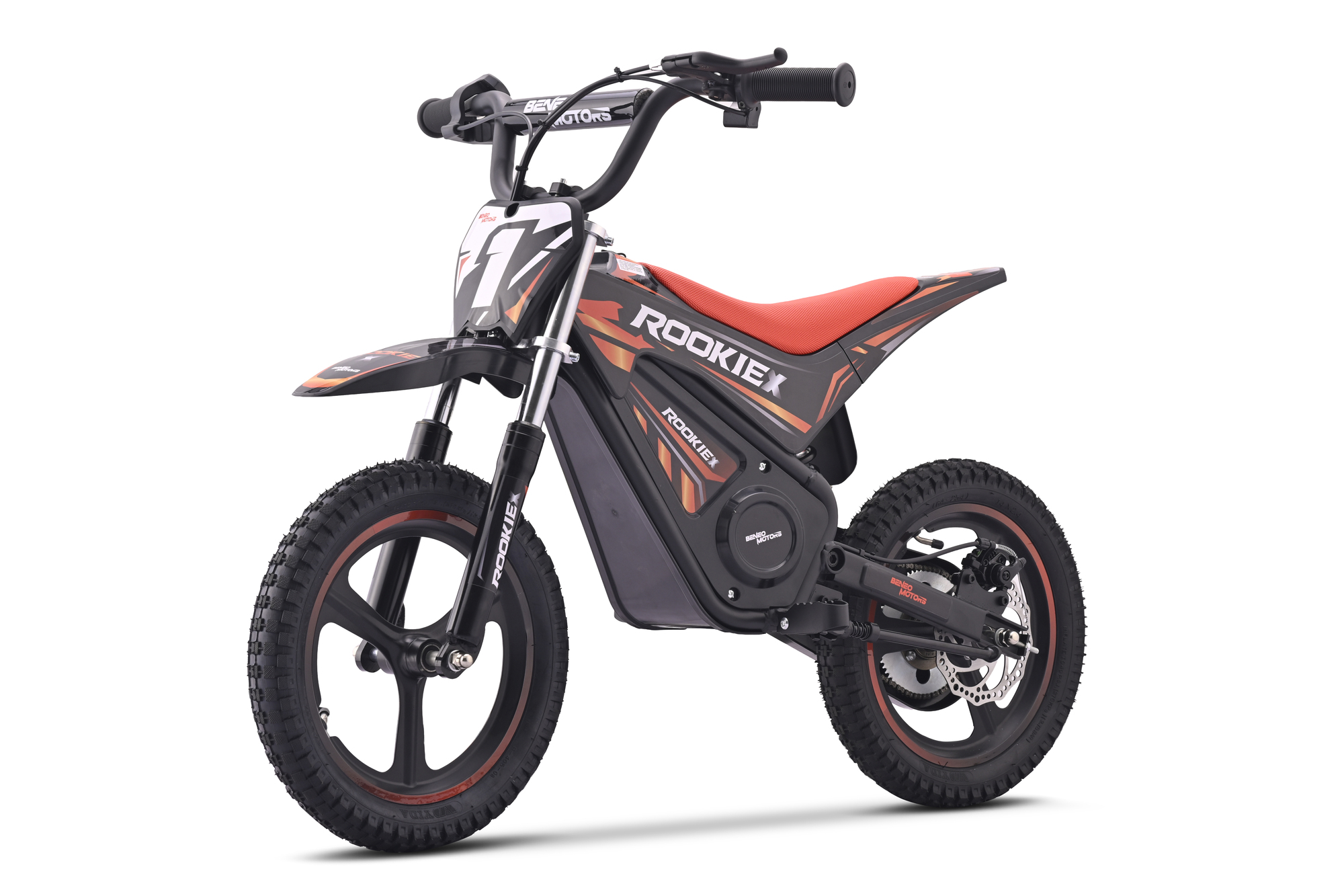 Crossmotorrad Beneo Motors Kinder Elektro Pocket Bike ROOKIE X 14 Zoll - 250 Watt
