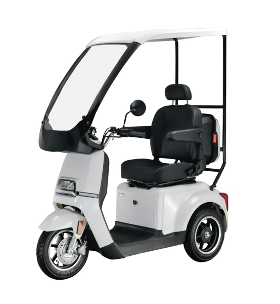 Seniorenmobil mit Dach Geco Senio U1 1000 Watt, 3-Rad Elektromobil Seniorenroller