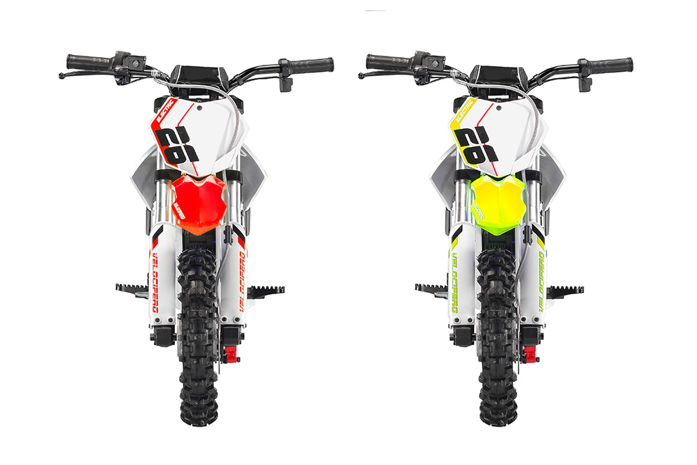 Elektro-Kinderbike, Velocifero Enduro Bike 12/10 Eco midi Kinder Dirtbike 1000W 60V Lithium, Elektromotorrad, Kindermotorrad