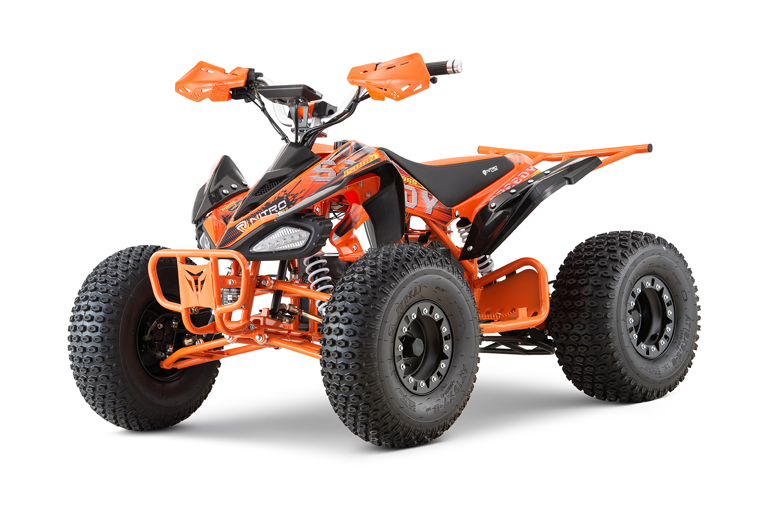 NITRO MOTORS 1500W Elektroquad für Kinder, 60V Eco midi Kinder Quad Speedy Sport 8 Zoll, Wellenantrieb
