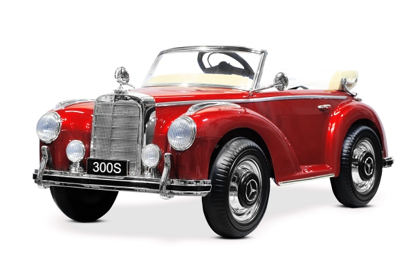 Oldtimer Elektro Kinderauto - Lizenz Kinder Elektro Auto Mercedes 300S 2x 35W