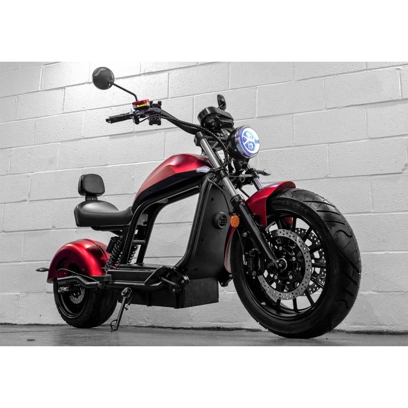 Elektroroller 2-Rad Chopper HL 6.0, Elektro-Roller bis 45 km/h, bis 100 km Reichweite, Elektro-Mofa ab 15 Jahren