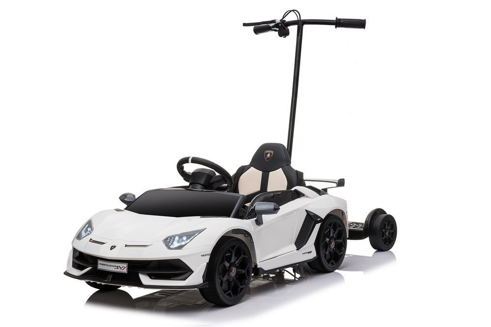 Elektro Kinderauto Lamborghini Aventador SX2018 mit Schiebestange und Stehplatz, 2x45Watt