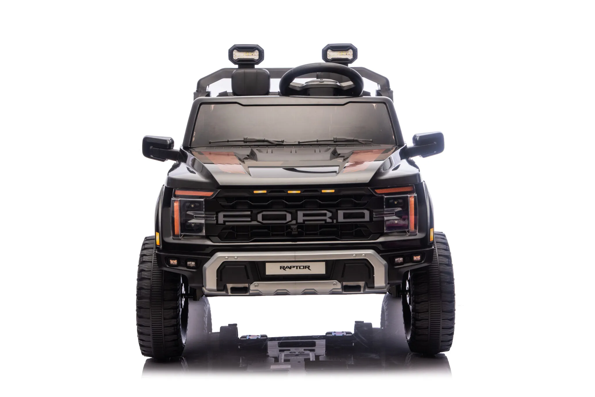 Kinder Elektrofahrzeug Pickup Ford Raptor - Zweisitzer mit 2x90 Watt, Elektro Kinderauto SUV Jeep