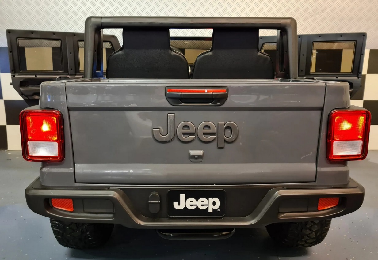 Elektro Kinderauto 2-Sitzer Jeep Gladiator, Elektro-Kinderfahrzeug mit 2 Motoren, Rubicon Kinderjeep