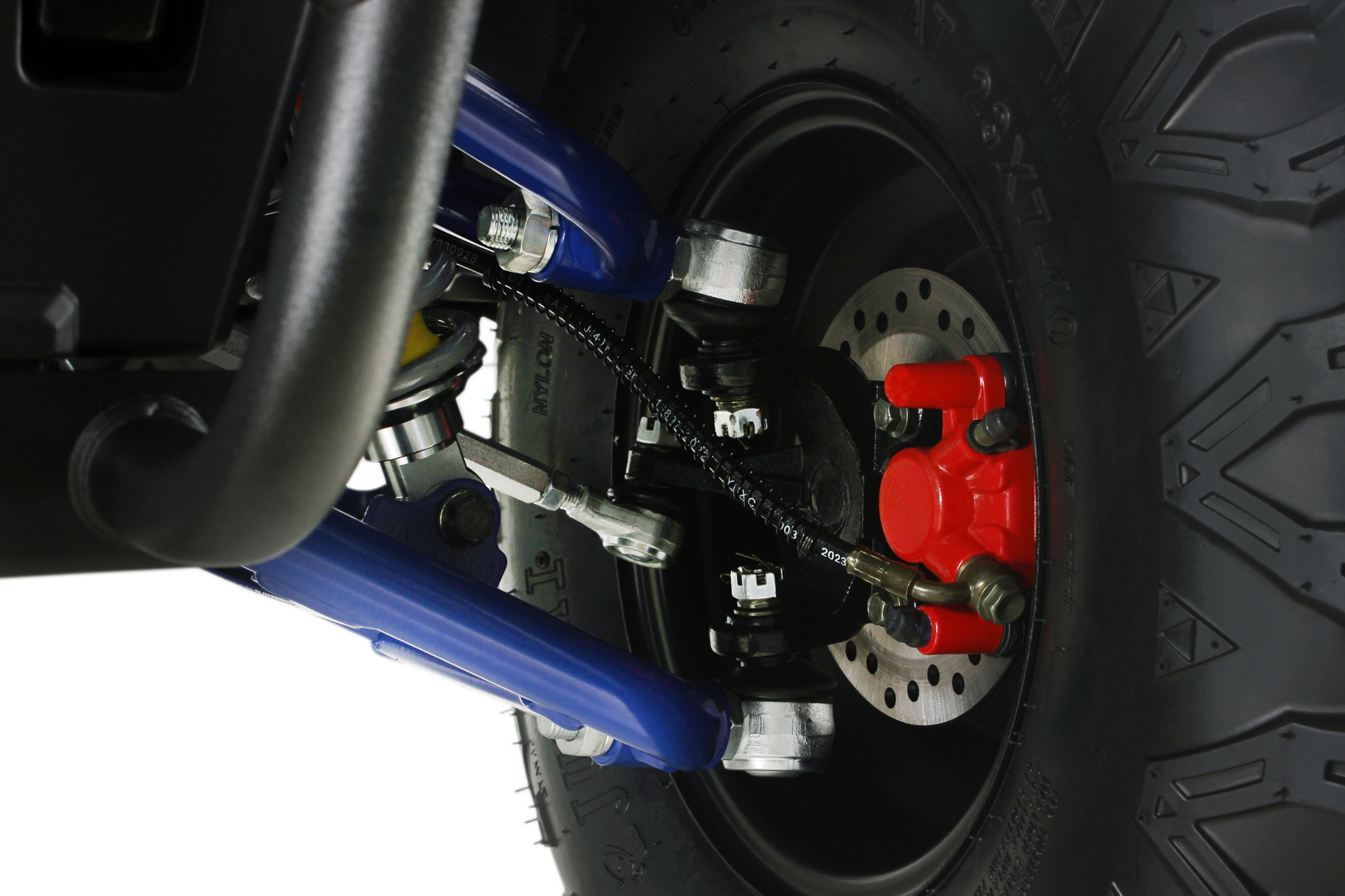 NITRO MOTORS 200cc maxi Quad Nero CVT RS10 Sport inkl. Seilwinde - Benzinquad 10 Zoll Alarmanlage
