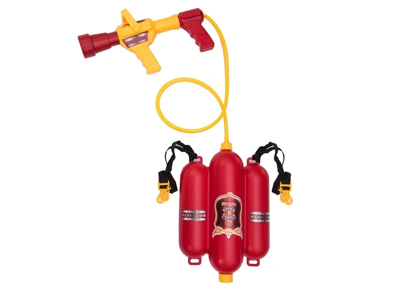 Elektro Kinderauto Feuerwehr SX1818 - Feuerwehrauto mit Helm, Wasserspritze und Tank