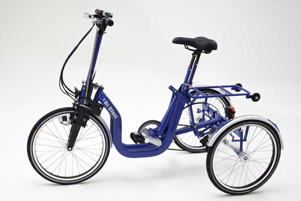 E-Bike Faltdreirad Faltrad R34 von Di Blasi, Elektrofahrrad, E-Rad, faltbares Fahrrad mit 3 Rädern