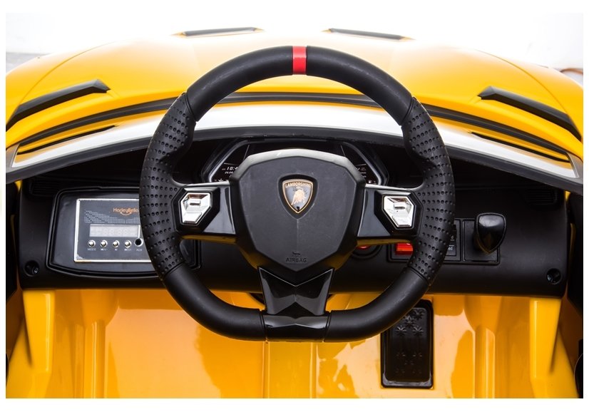 Kinderfahrzeug Lamborghini Aventador - Ledersitz EVA-Reifen, 4 Farben