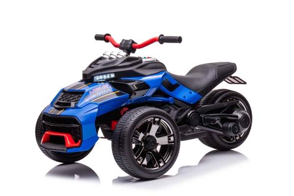 Elektro Kinder Motorrad Trike Dreirad Sport - E-Trike - Elektro-Motorrad mit 3 Rädern für Kinder, Kindermotorrad 2 Räder vorn, 1 Rad hinten
