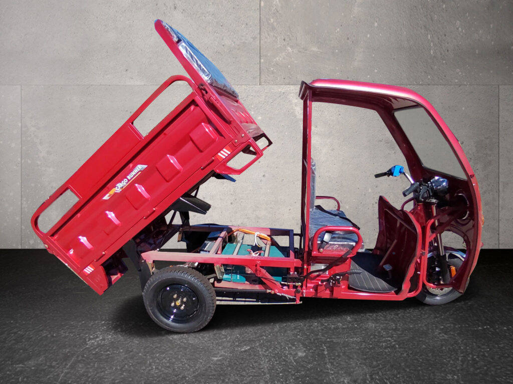 Elektro-Pritsche Cargo Runner Classic Plus - optional mit Plane - Transportfahrzeug, Lastenfahrzeug, Elektro-Kipper