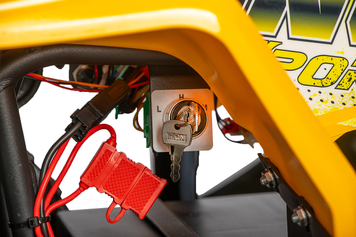 NITRO MOTORS 1200W Kinder-Quad Nerino BTF2 Reifen 6 Zoll, Elektroquad für Kinder