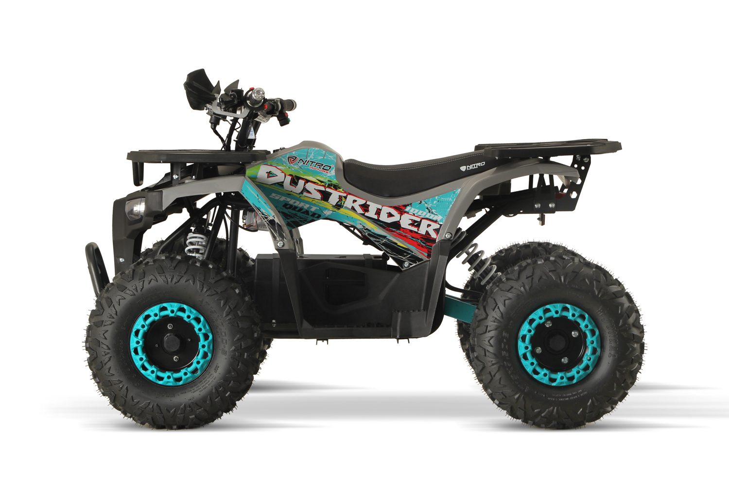 NITRO MOTORS Elektroquad 1000W Eco midi Kinder Quad Dustrider Sport 8 Zoll, Wellenantrieb
