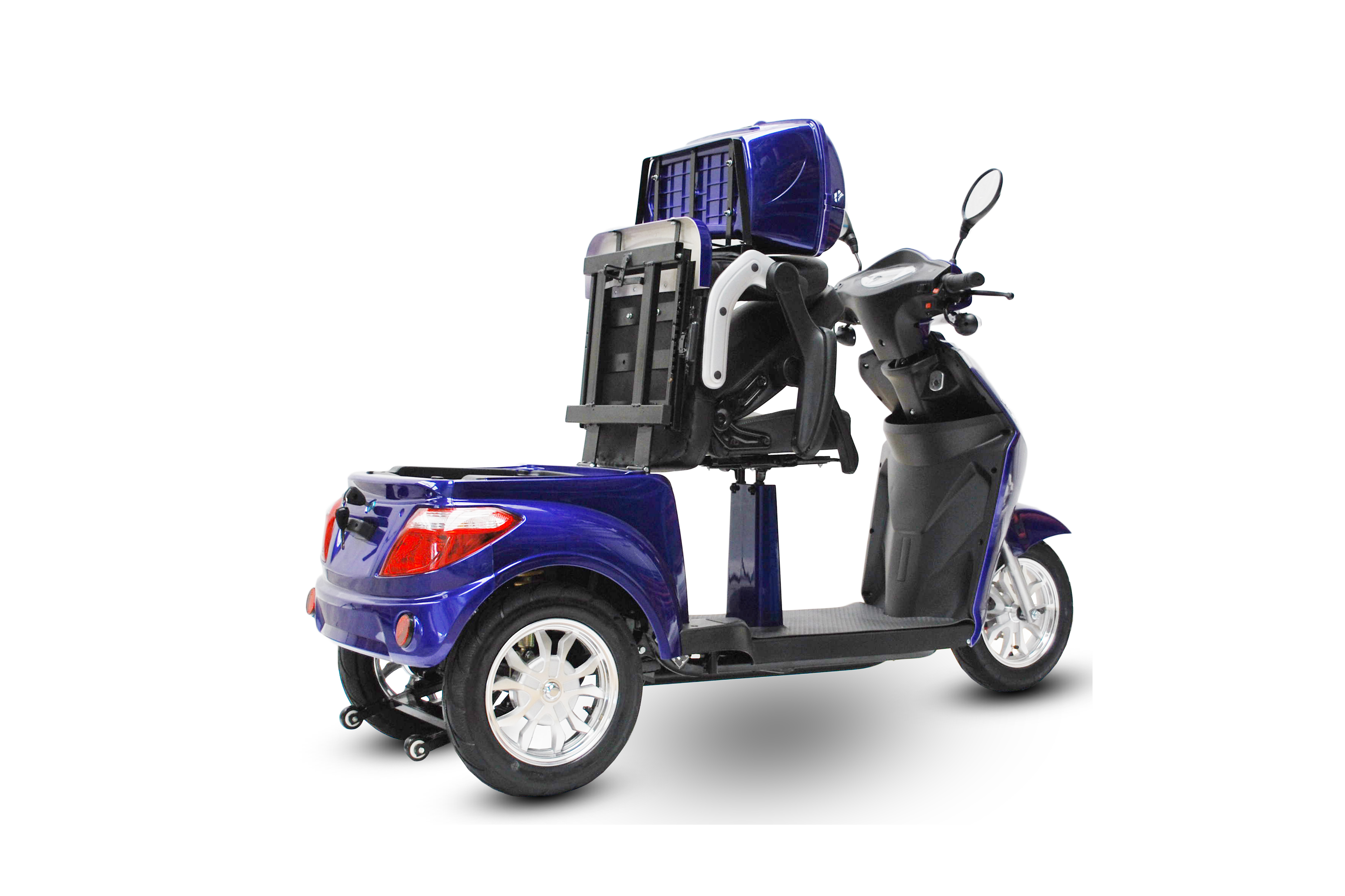 3 Rad Elektroroller DUO Doppelsitzer - Eco Engel 503 - Seniorenroller mit 2 Sitzen - 25 km/h (Blei/Lithium)