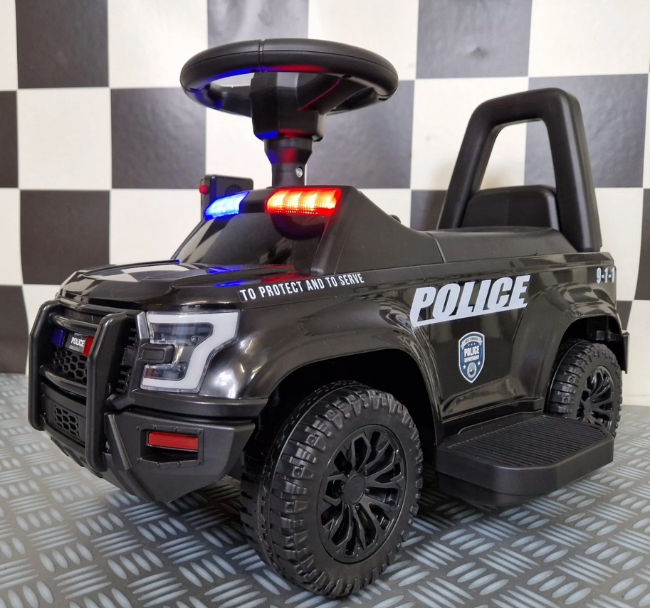 Elektro Kinderauto Mini Polizei, Elektrofahrzeug für Kinder mit Batterie