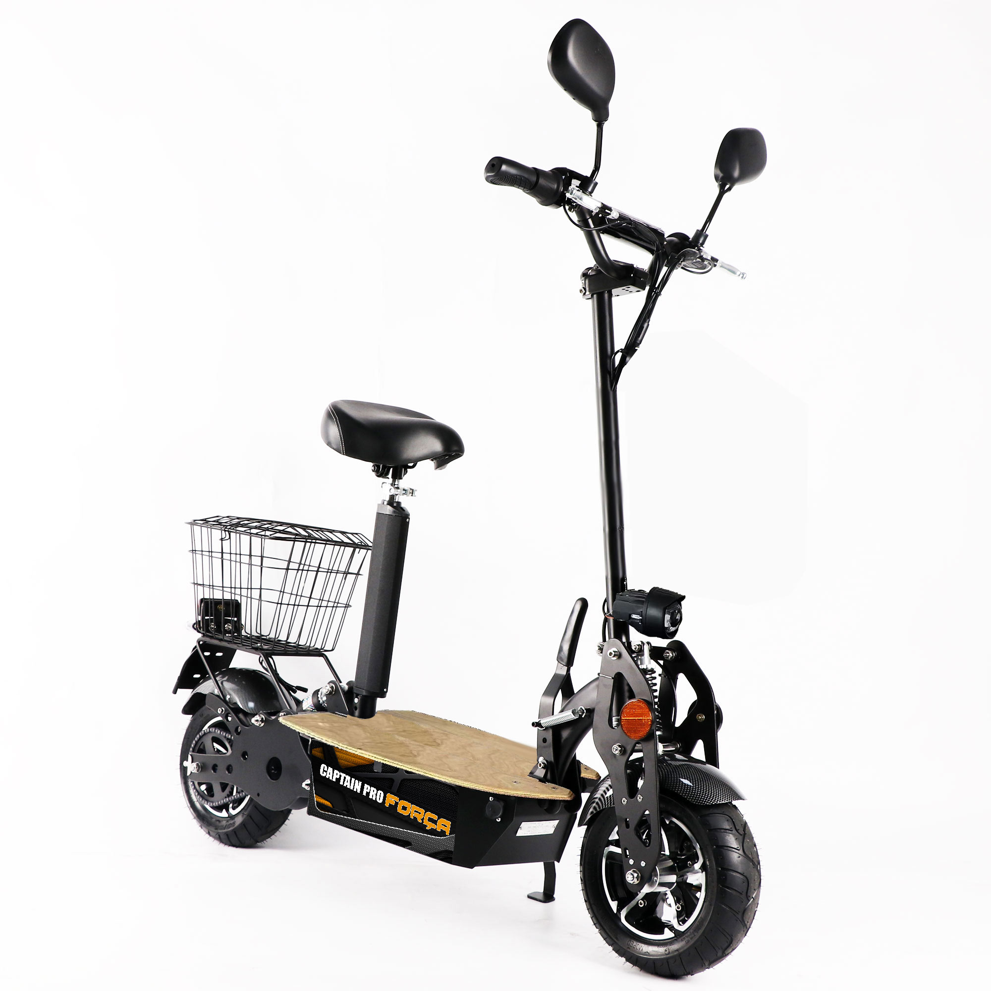 Elektroroller, Elektro-Scooter Forca Captain Pro 2000 Watt bis 50 km/h, Blei oder Lithium Akku