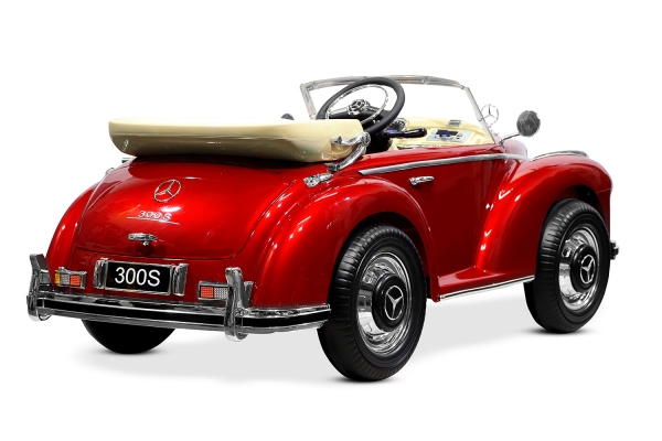 Oldtimer Elektro Kinderauto - Lizenz Kinder Elektro Auto Mercedes 300S 2x 35W