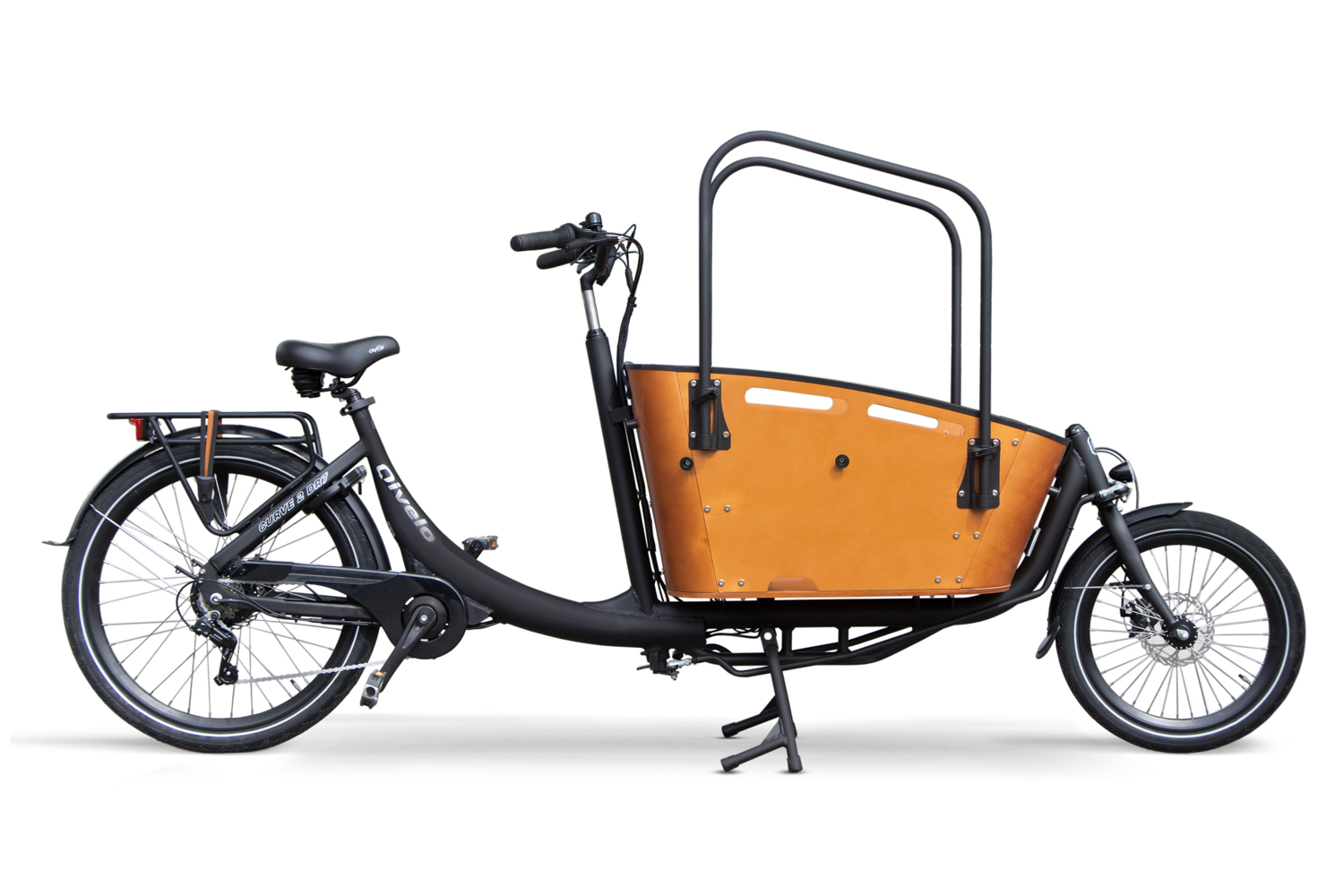 Elektrofahrrad Qivelo Curve 2 7SP 250W Pedelec E-Bike Lastenfahrrad 26 Zoll, Transportfahrrad, Kastenfahrrad