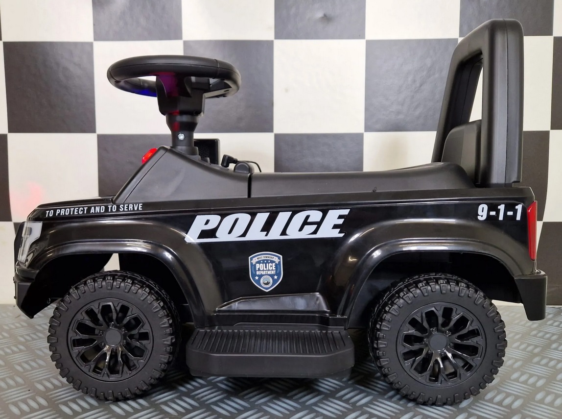 Elektro Kinderauto Mini Polizei, Elektrofahrzeug für Kinder mit Batterie