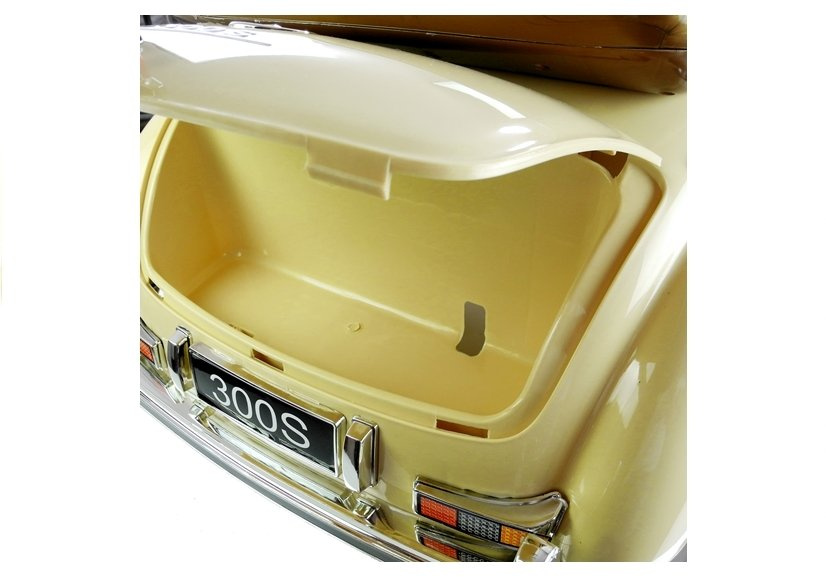 Elektro Kinderauto Oldtimer Mercedes 300s - Cabrio Kinderfahrzeug mit 2x45Watt