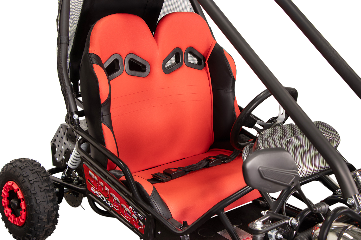 NITRO MOTORS 650 Watt Eco mini Kinder Buggy Gokart Hunt 6 - 2 Sitzer Strandbuggy