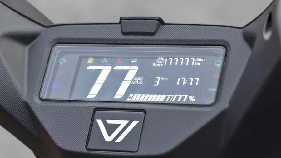 Elektroroller VMOTO Citi 72V 2x30Ah mit 3000 Watt und 45 km/h, E-Roller bis 127 km Reichweite, Elektro-Moped