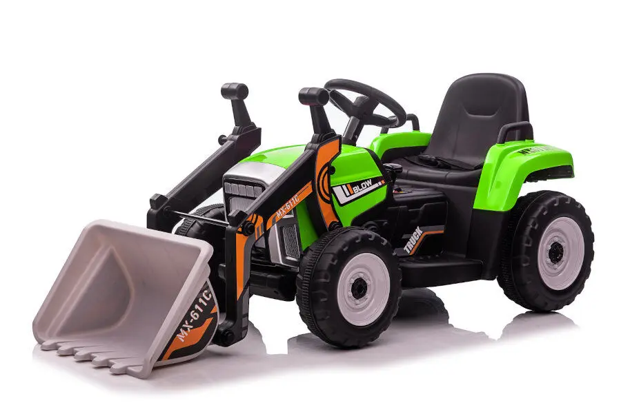 Elektro Kinderfahrzeug Elektrobagger, Bagger für Kinder mit 2 Motoren, Baustellenfahrzeug