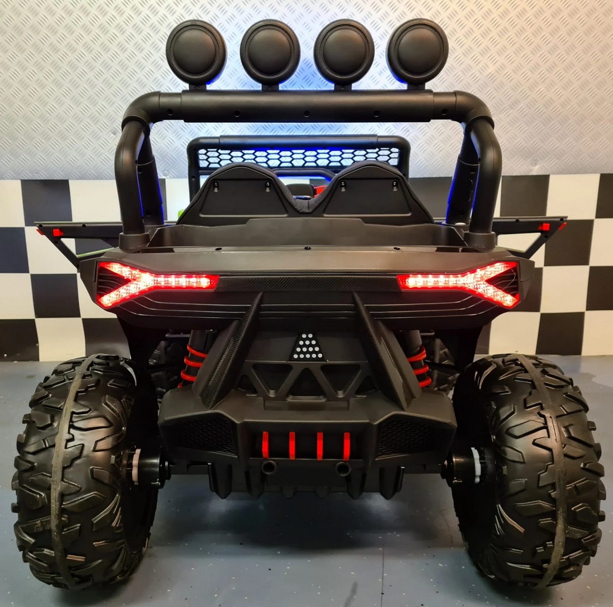 Elektro Kinderauto Kinderbuggy, Elektrobuggy mit 4x35 Watt Allrad, tolle LED-Lichter