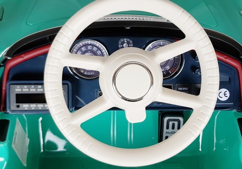 Kinderauto Oltimer, BMW Retro, Elektrofahrzeug für Kinder