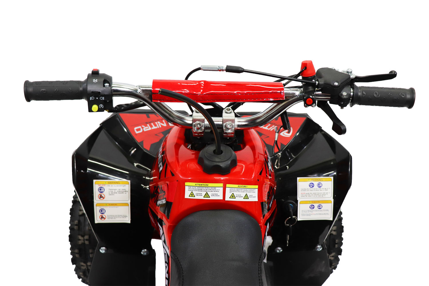 Nitro Motors Avenger 49cc mini Kinder Quad E-Start PRM 6 Zoll, Miniquad Atv Kinderquad, Benzinquad
