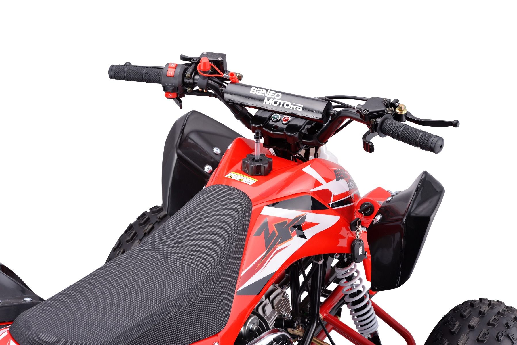 ATV Miniquad für Kinder Beneo Motors ZXT, 125cc Benzin Kinderquad 55 km/h und 8 Zoll Räder