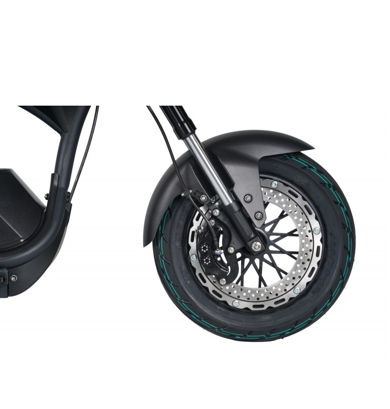 Elektroroller 2-Rad Chopper Angry Blake mit 4000 W, E-Roller bis 85 km/h und Li Samsung-Akku, Elektrochopper, Elektromotorrad