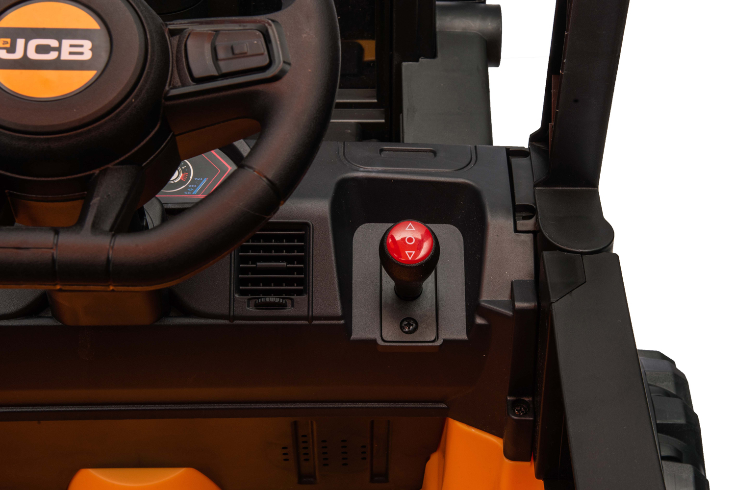 Elektro Kinderfahrzeug - Elektrogabelstapler JCB Forklift, Gabelstapler für Kinder, Elektro-Einsatzfahrzeug zum selbst Fahren