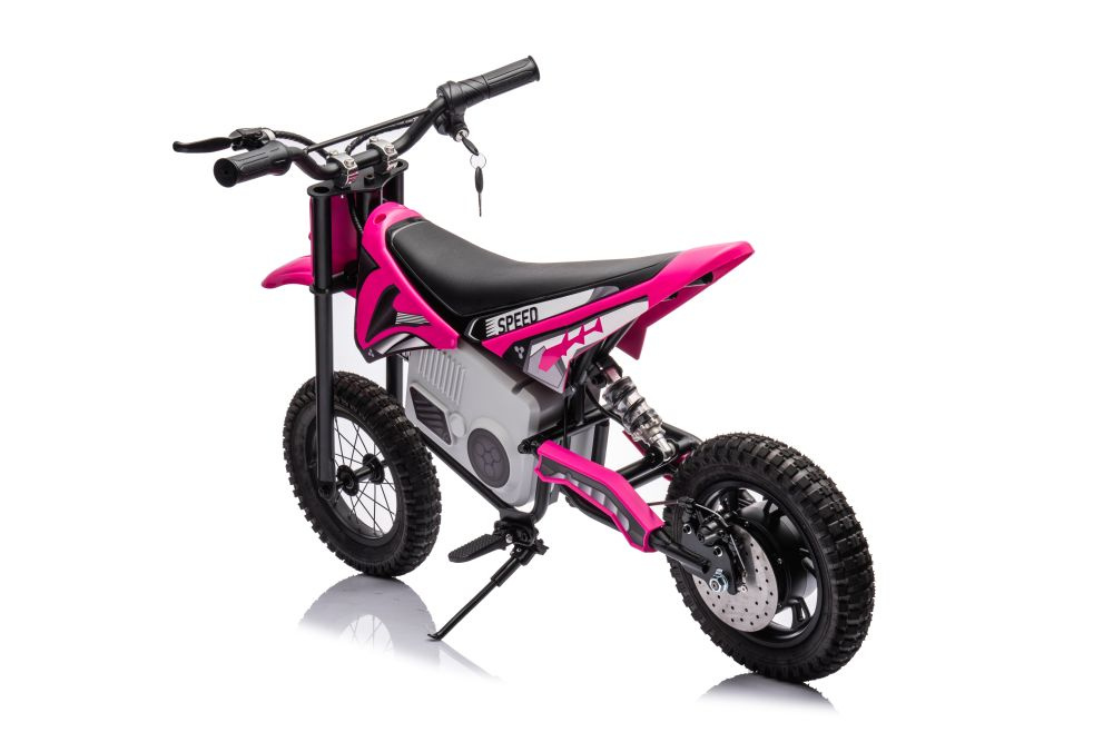 Kinder Dirtbike A9901, Kindermotorcross mit 350 Watt, Elektro-Motorcross bis 15 km/h, Kindermotorrad mit Radnabenmotor