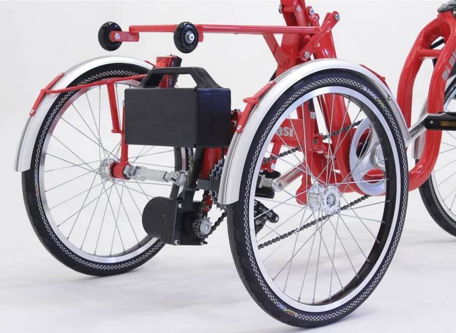 E-Bike Faltdreirad Faltrad R34 von Di Blasi, Elektrofahrrad, E-Rad, faltbares Fahrrad mit 3 Rädern