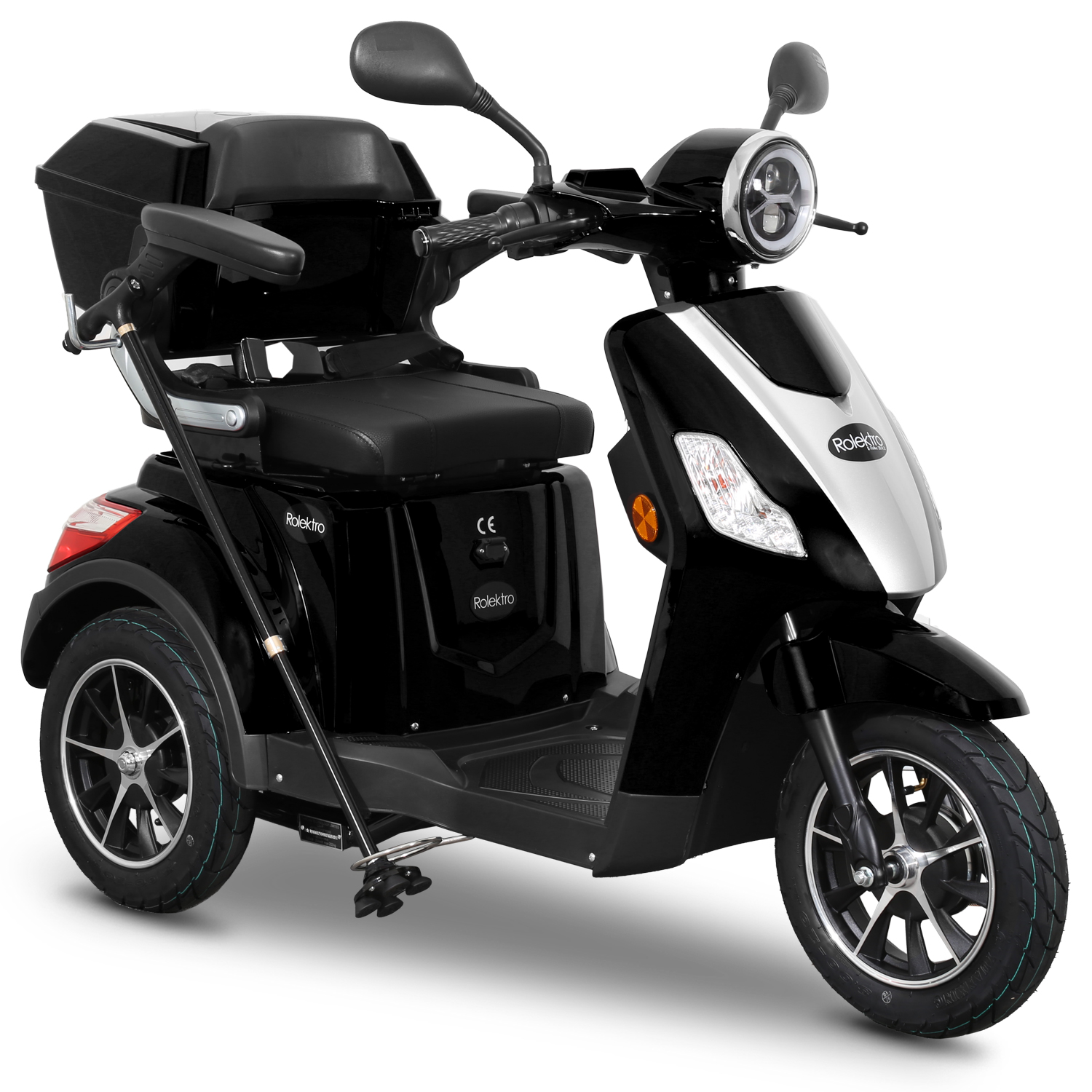 Rolektro E-Trike 25 V.2 Blei-Gel - 3 Rad Elektro Seniorenmobil 25 km/h in 3 Farben