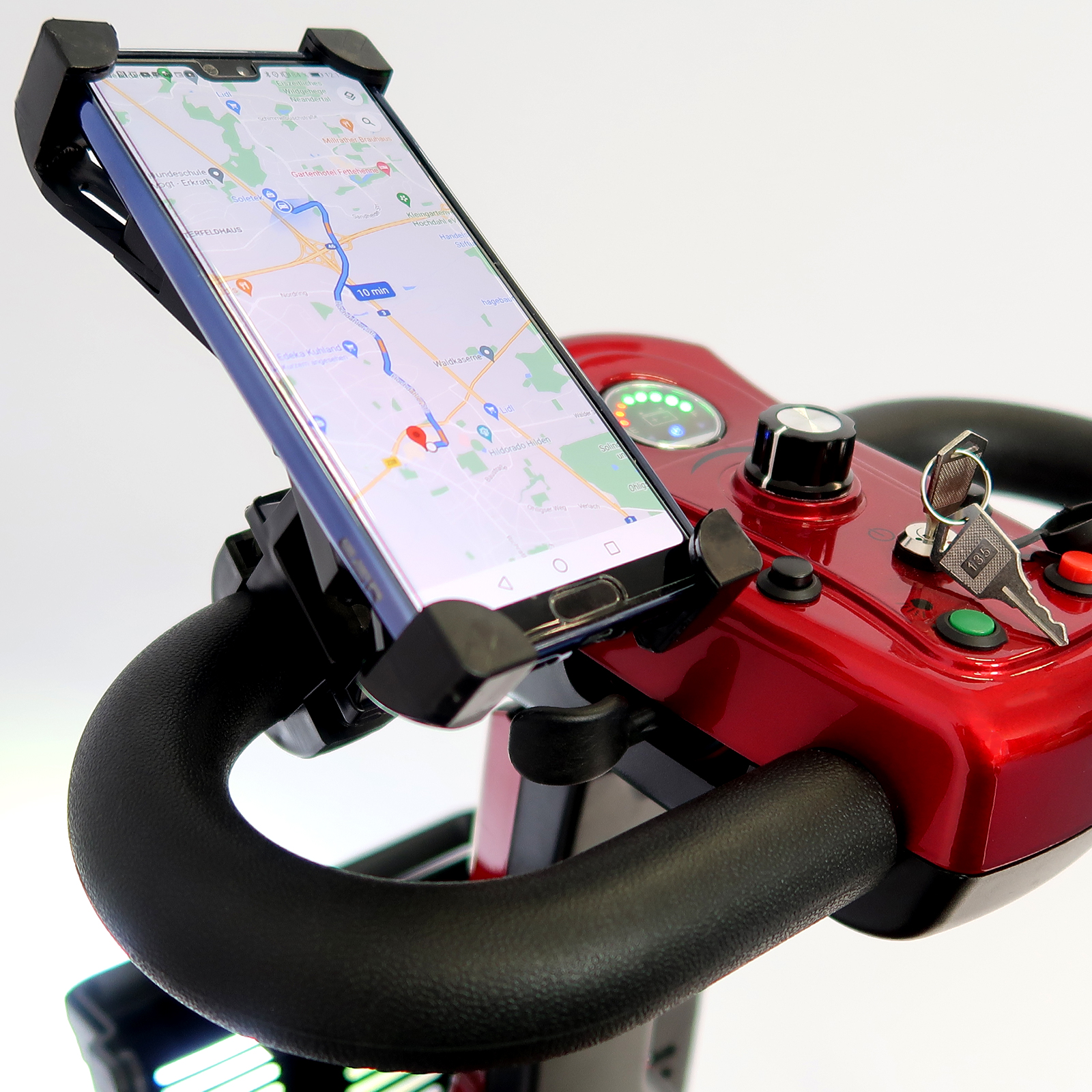 Elektro Seniorenmobil E-Quad 6 von Rolektro - Krankenfahrstuhl bis 6 km/h mi BleiGel oder Lithium