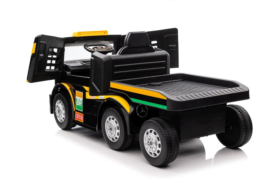 Elektro-LKW für Kinder - 8 km/h Mercedes XMX622B Kinder LKW mit Auflieger, Elektro Baustellenfahrzeug, Elektrokinderfahrzeug