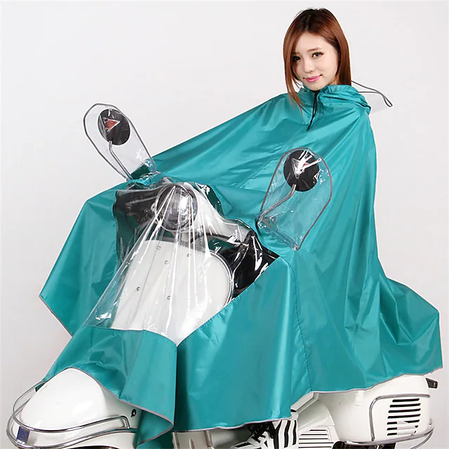Regenschutz als Regencape zum Fahrrad fahren, Elektroroller fahren, Moped fahren, Seniorenmobil fahren