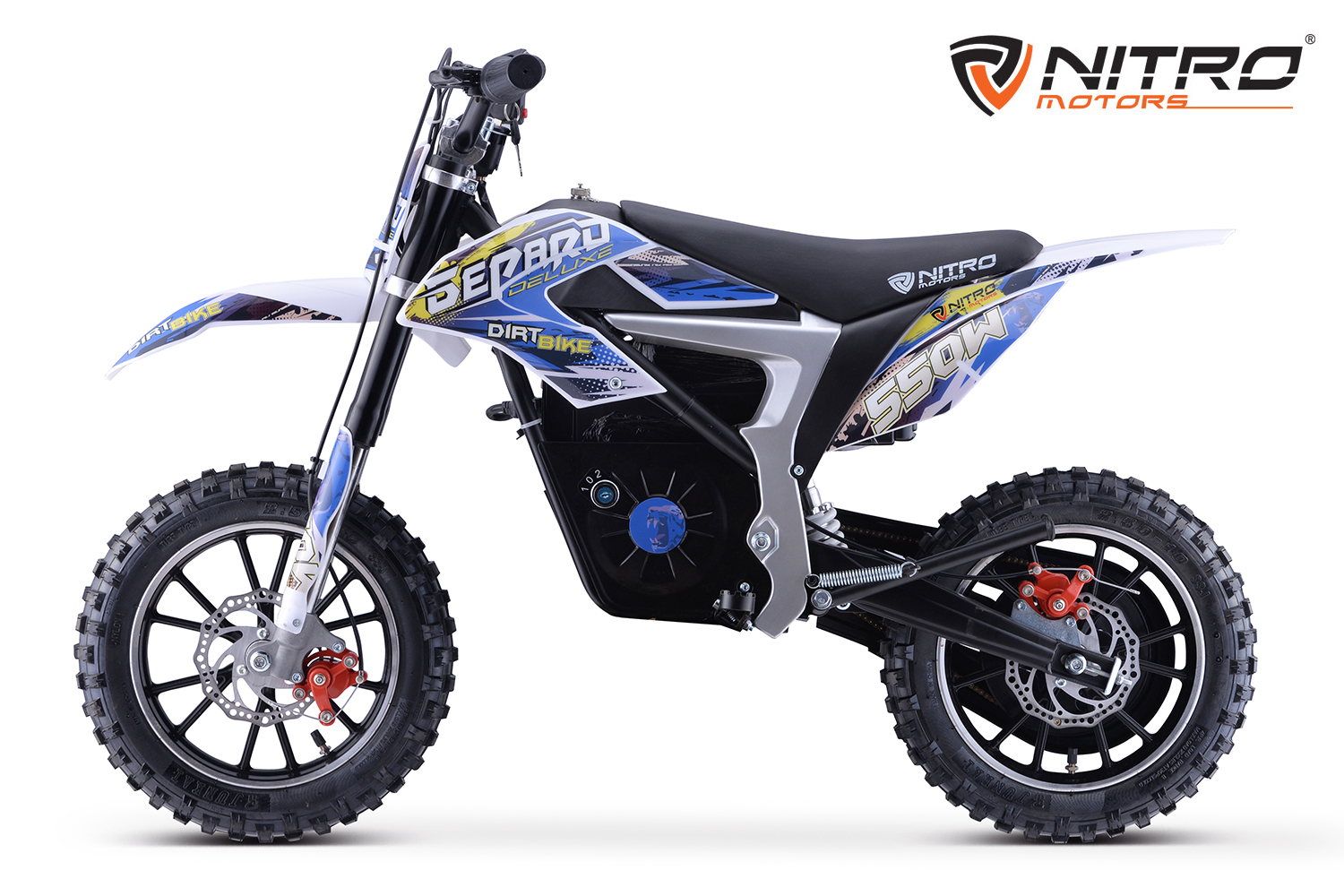 NITRO MOTORS 550W Eco mini Kinder Dirtbike Gepard DLX 10" - Crossbike - Motorcross Kids