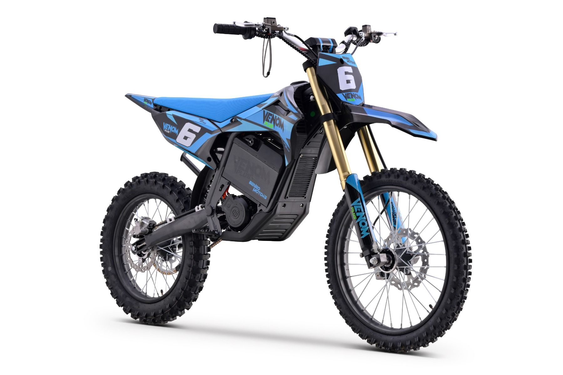 Crossbike Venom Plus 8000 Watt - Kindermotorrad, Kinder Motorcross - Lithiumakku Samsungzellen